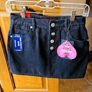 Small black denim shirt